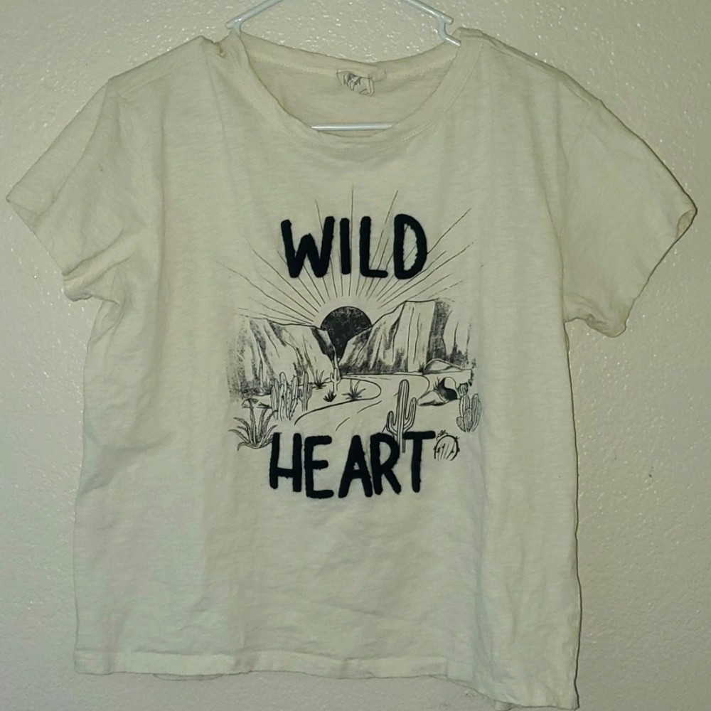White Crow T Shirt "Wild Heart" cotton nice 👌